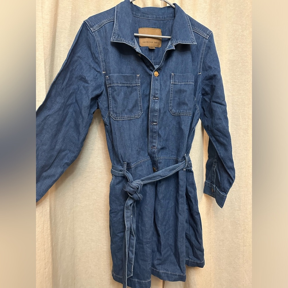 American Eagle denim shorts jumper